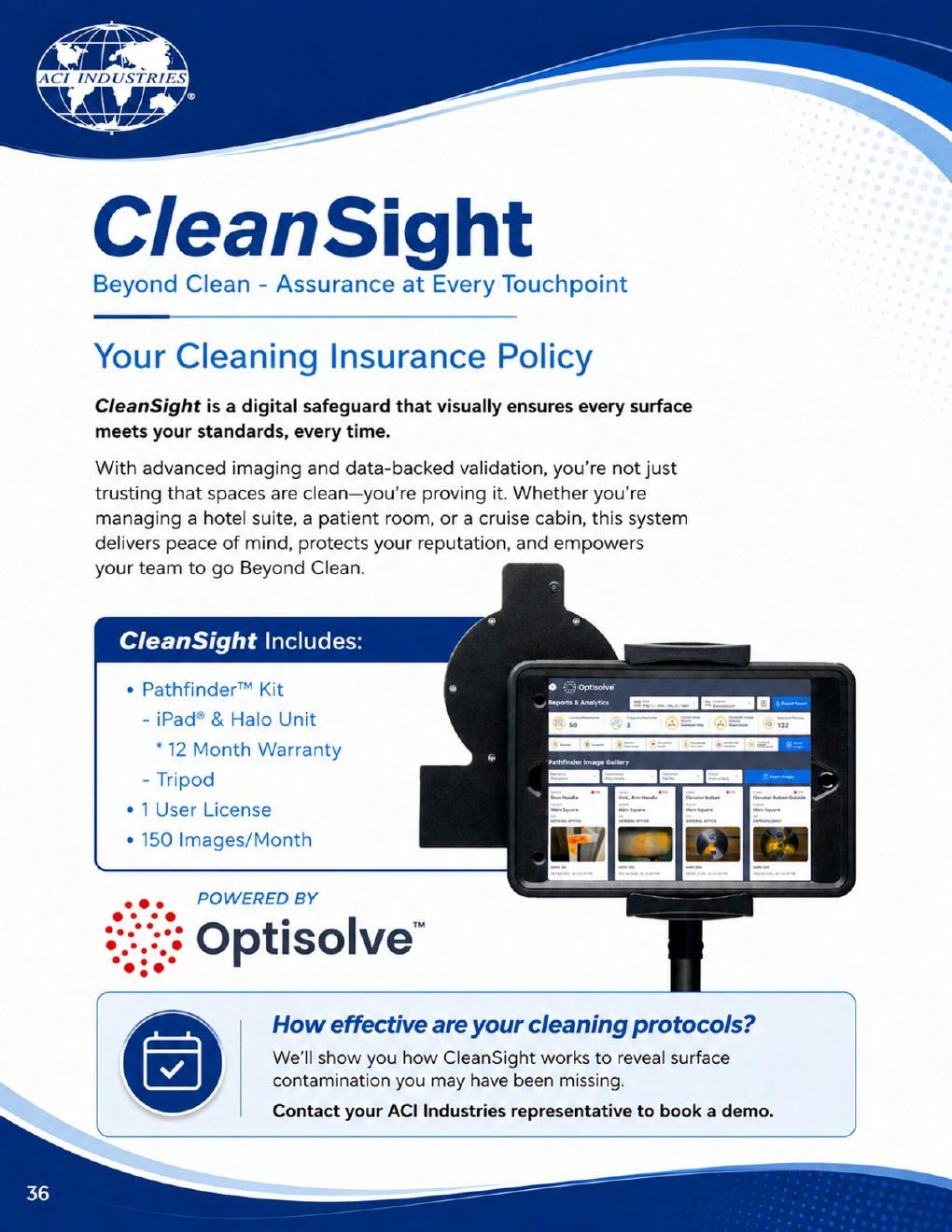 CleanSight cleaning validation system