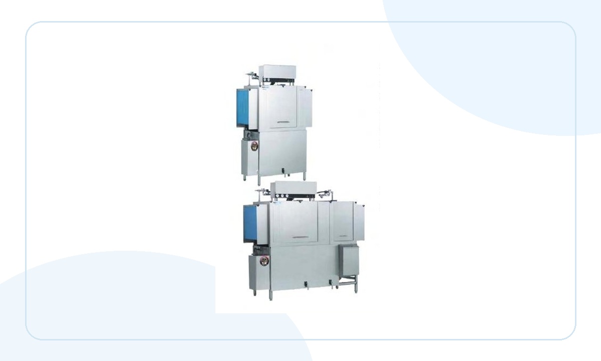 Commercial conveyor dishmachine